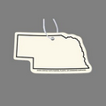 Paper Air Freshener - Nebraska (Outline)